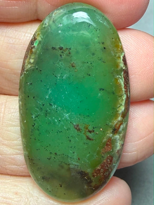 Oval 43x23mm Chrysoprase Cabochon 66