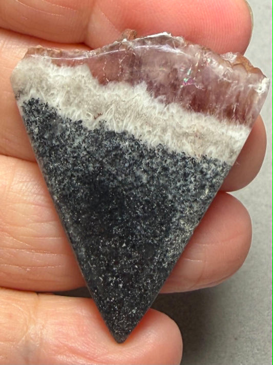 Freeform 44x35mm Volcanic Amethyst Cabochon 19