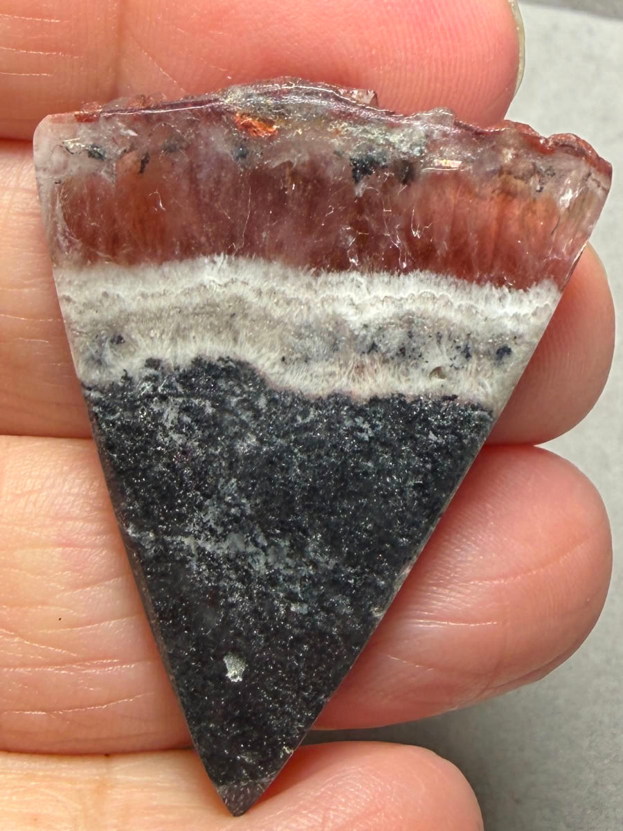 Freeform 42x32mm Volcanic Amethyst Cabochon 22
