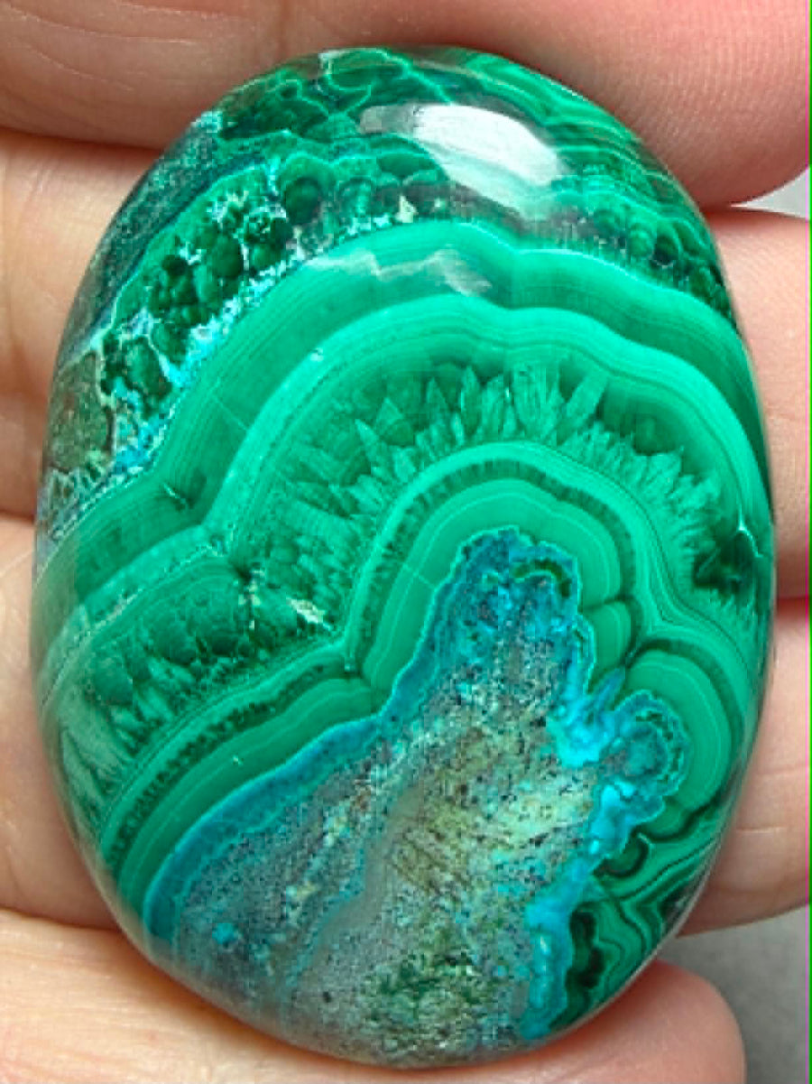 Oval 42x30mm Malacolla Cabochon 22