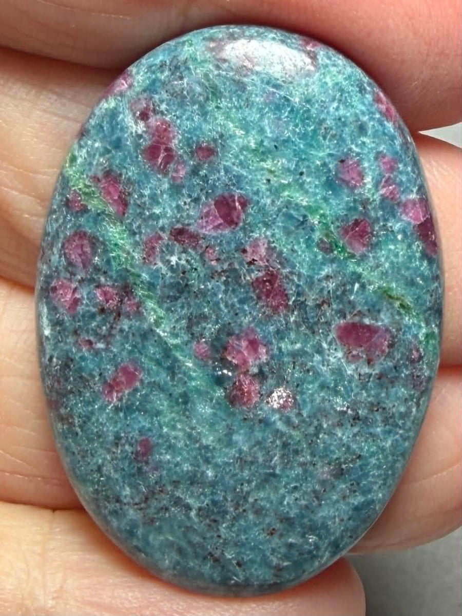 Oval 38x27mm Ruby Kyanite Cabochon 33