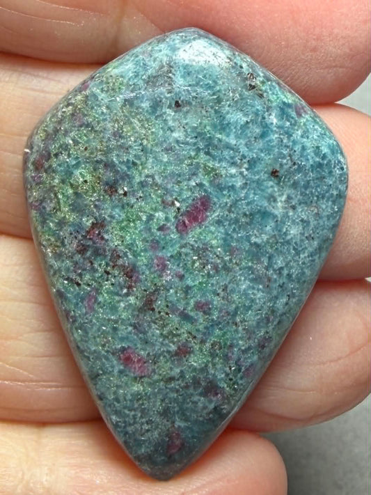 Freeform  38x27mm Ruby Kyanite Cabochon 37