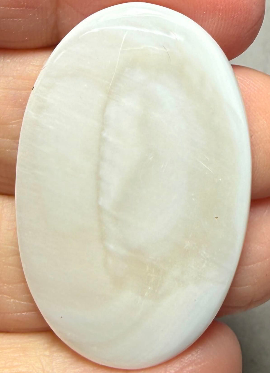 Oval 41x26mm Mother of Pearl Cabochon 37