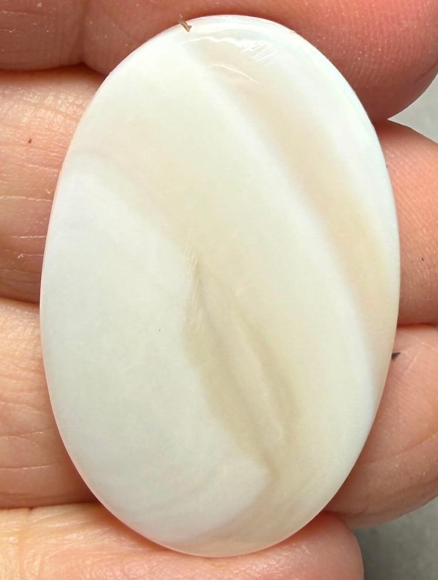 Oval 34x23mm Mother of Pearl Cabochon 55