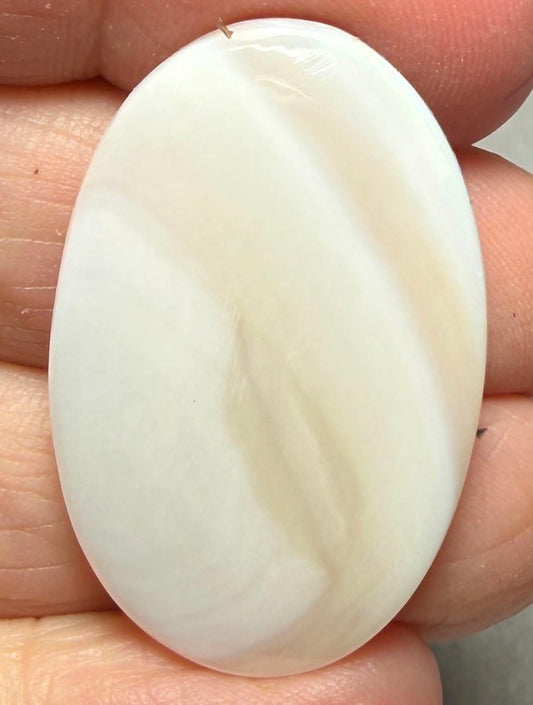 Oval 34x23mm Mother of Pearl Cabochon 55