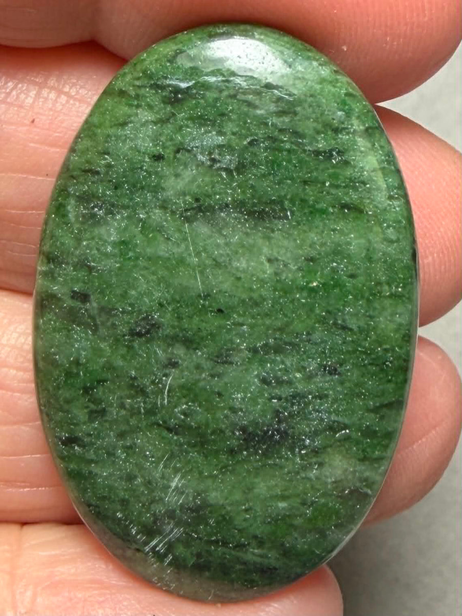 Oval 38x24mm Brazilian Fuchsite Cabochon 04