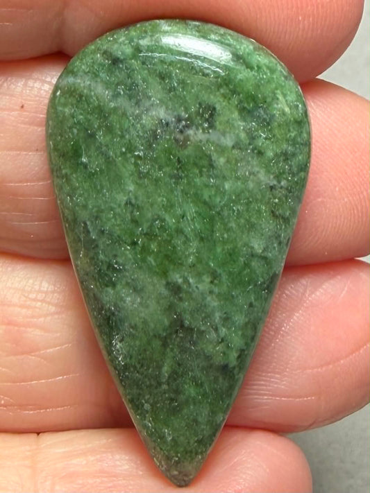 Teardrop 37x20mm Brazilian Fuchsite Cabochon 09