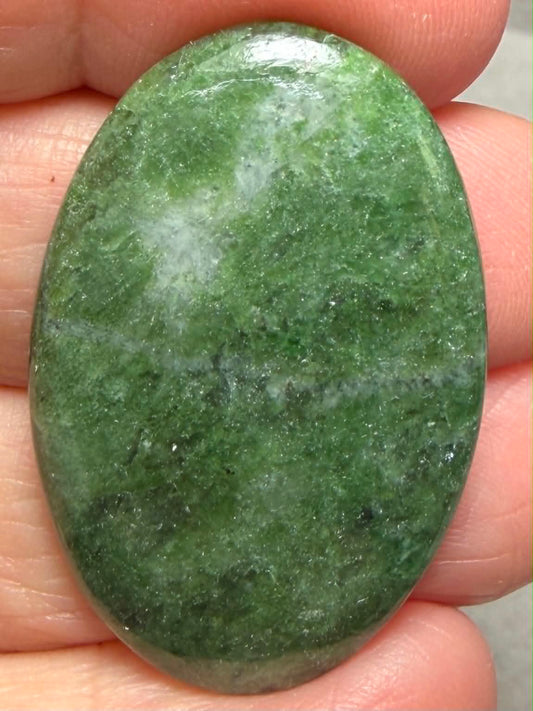 Oval 37x24mm Brazilian Fuchsite Cabochon 16