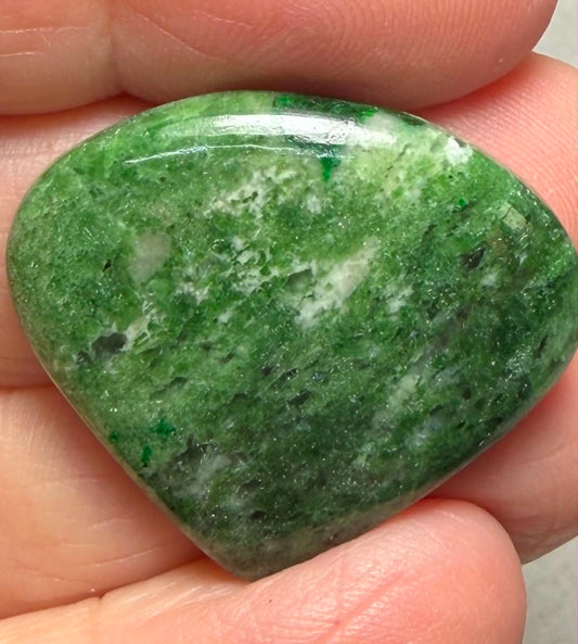 Teardrop 26x30mm Brazilian Fuchsite Cabochon 23