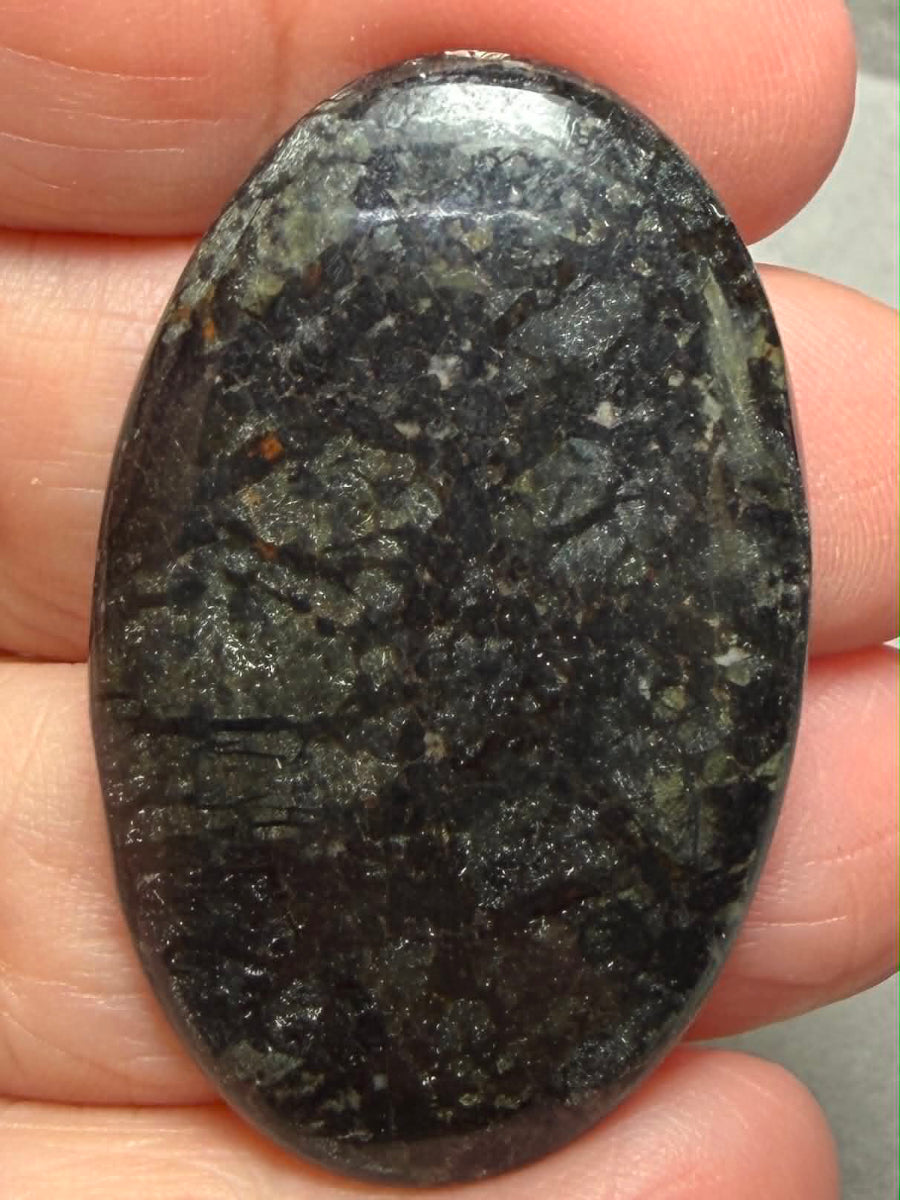 Oval 44x28mm Nuummite Cabochon 38