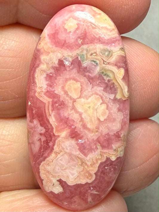Oval 34x17mm Rhodochrosite Cabochon 61