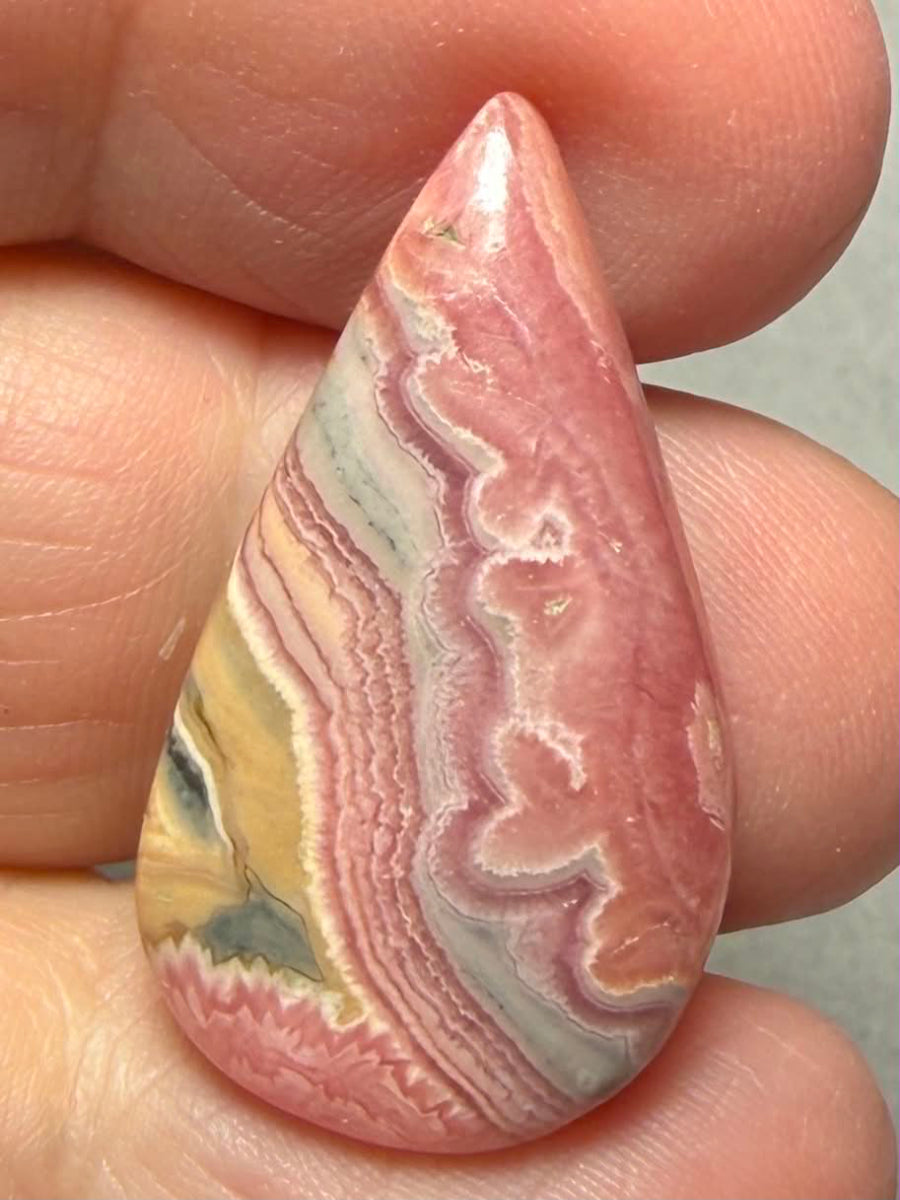 Teardrop 29x17mm Rhodochrosite Cabochon 67