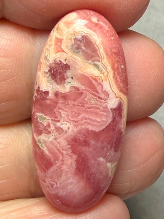 Oval 32x14mm Rhodochrosite Cabochon 68