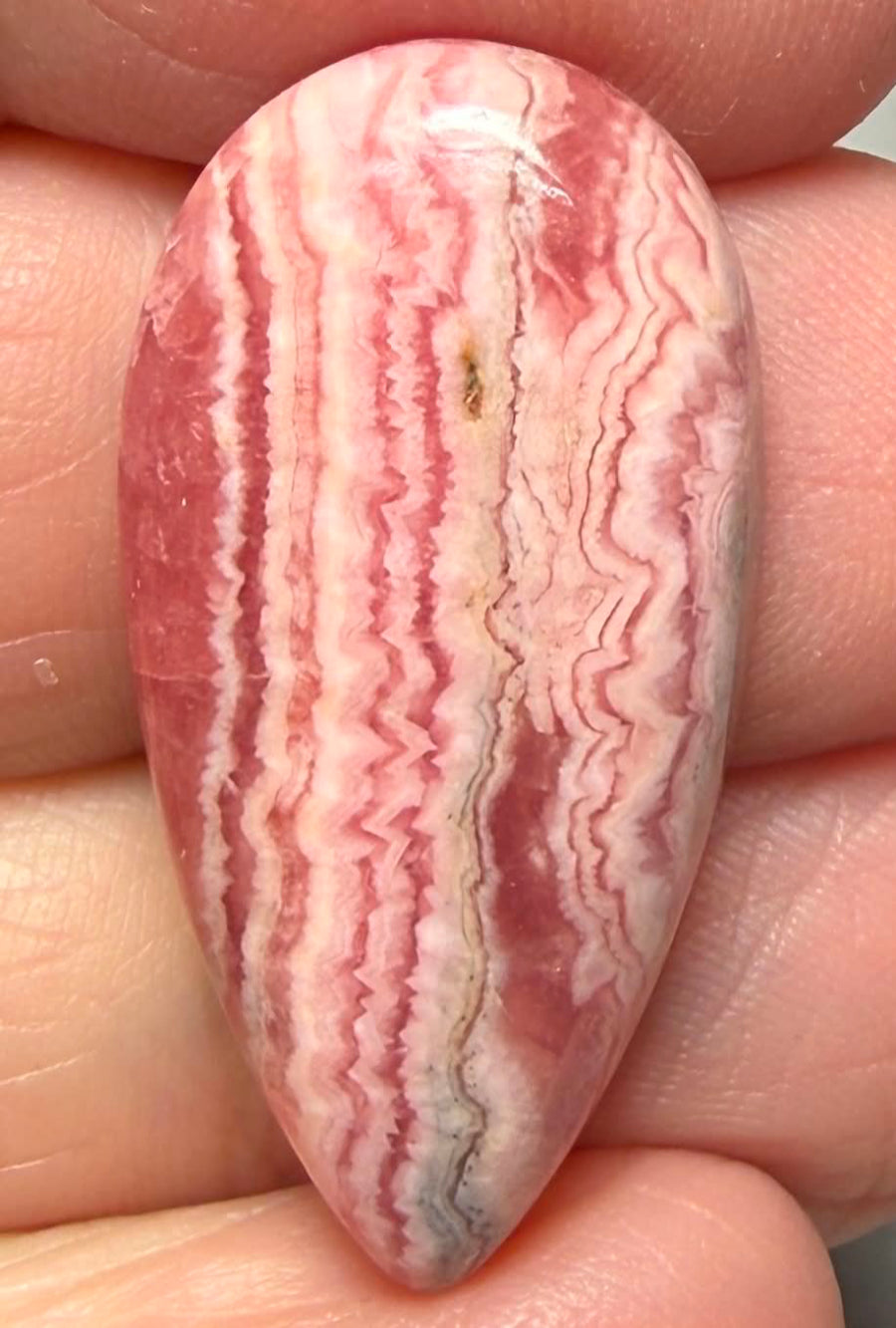 Teardrop 30x15mm Rhodochrosite Cabochon 73