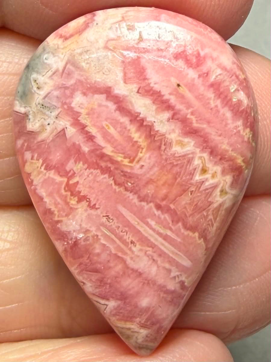 Teardrop 31x22mm Rhodochrosite Cabochon 83