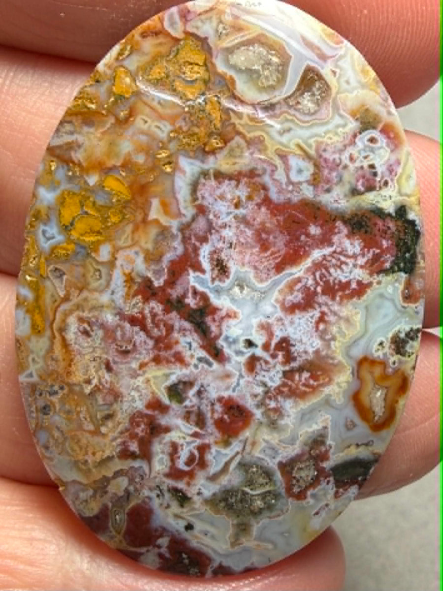 Oval 43x30mm Indonesian Jasper Cabochon 57
