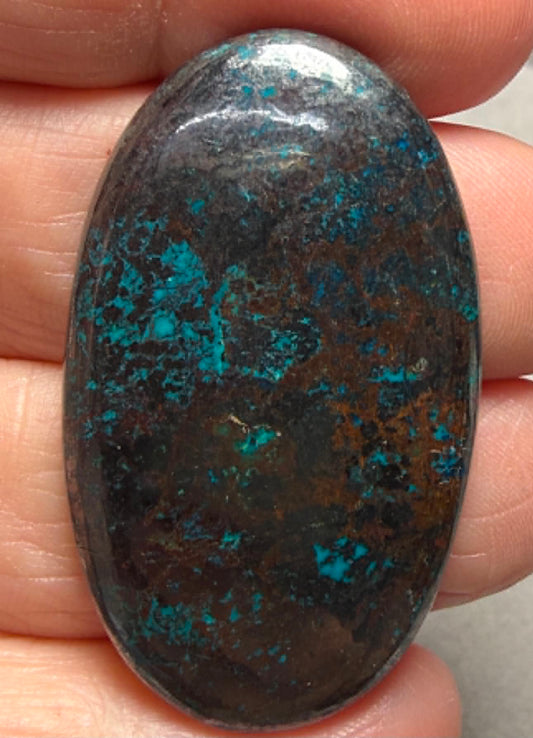 Oval 42x25mm Shattuckite Cabochon 101