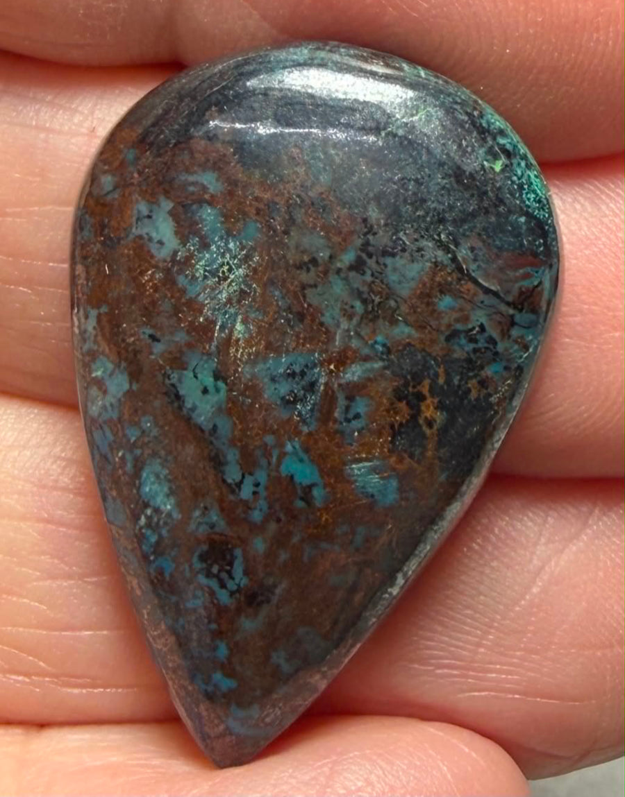 Teardrop 32x21mm Shattuckite Cabochon 118
