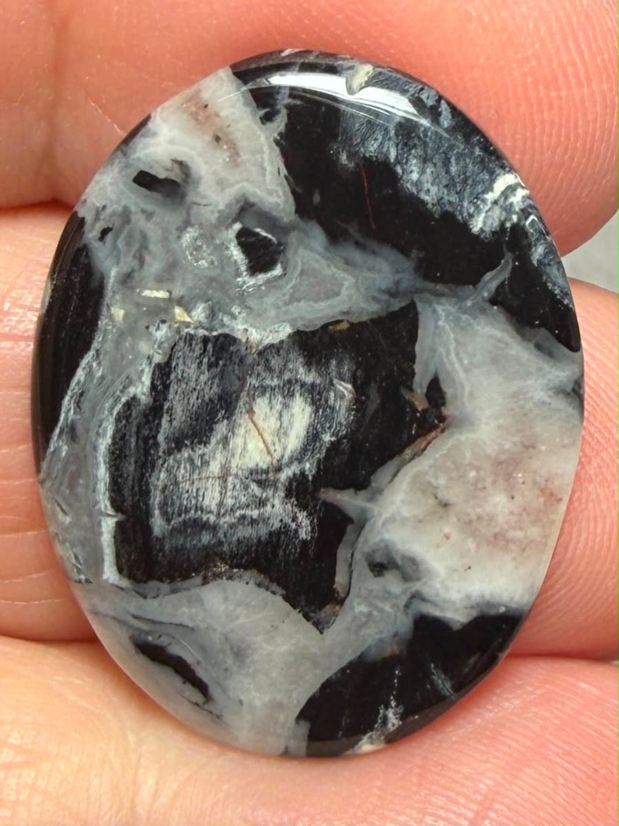 Oval 28x21mm Snake Jasper Cabochon 29