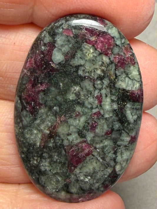 Oval 38x25mm Eudialyte Cabochon 26