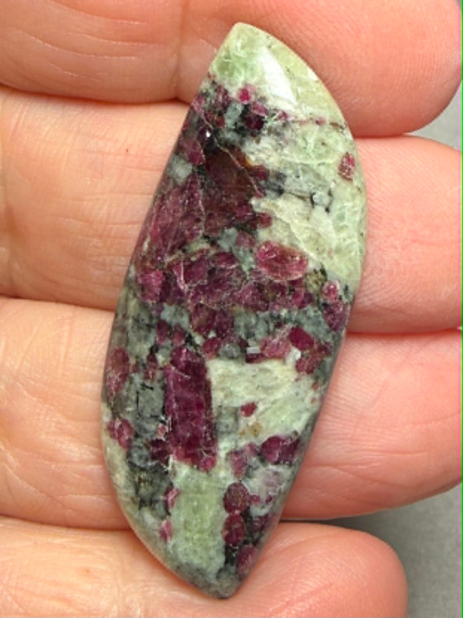 Freeform 44x18mm Eudialyte Cabochon 31