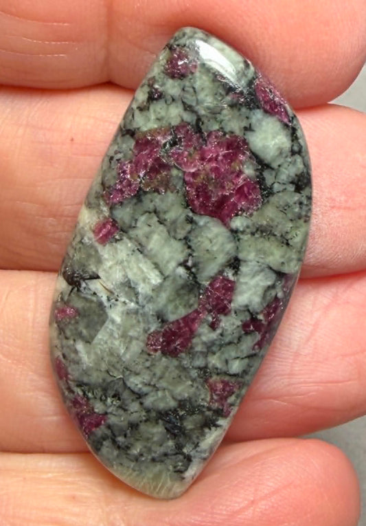 Freeform 41x20mm Eudialyte Cabochon 34