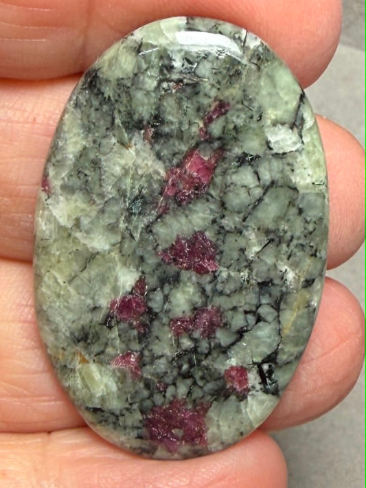 Oval 39x26mm Eudialyte Cabochon 37