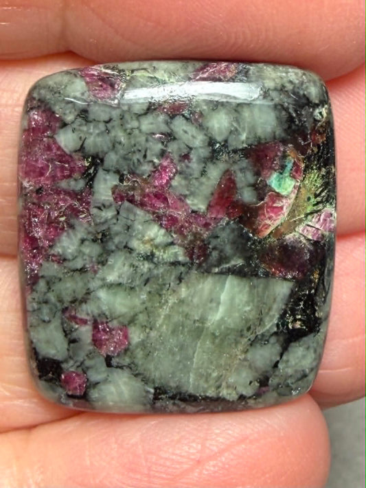 Rectangle 26x23mm Eudialyte Cabochon 38