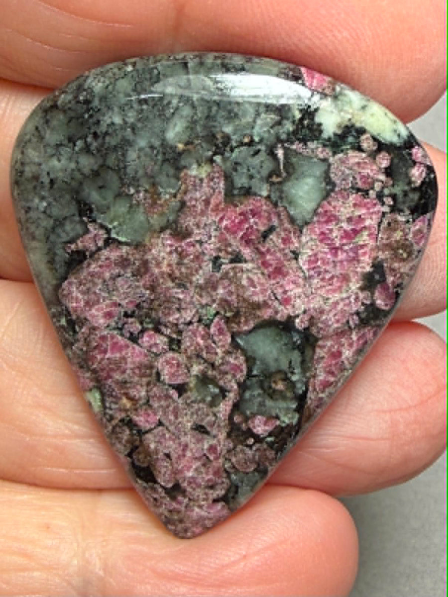 Teardrop 39x34mm Eudialyte Cabochon 50