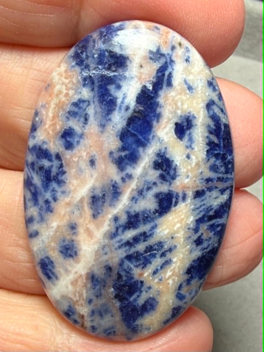 Oval 44x29mm Sunset Sodalite Cabochon 31