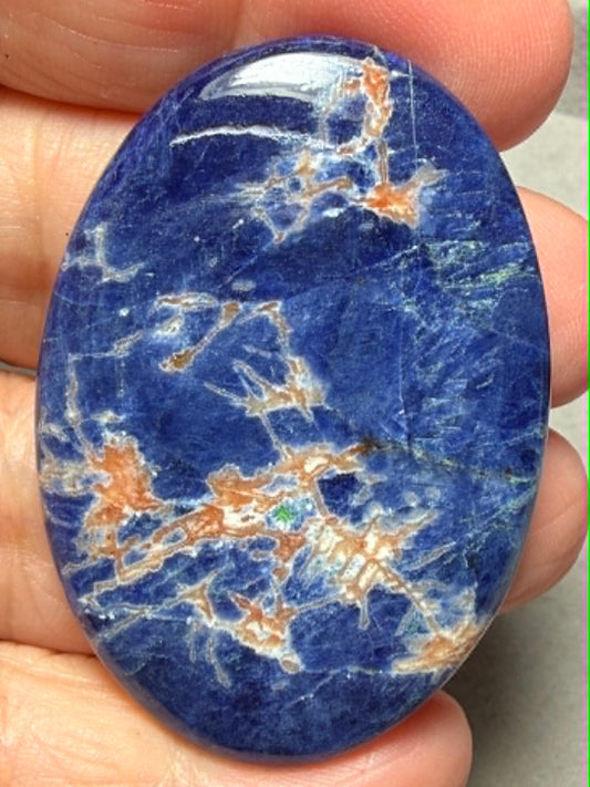 Oval 49x34mm Sunset Sodalite Cabochon 48