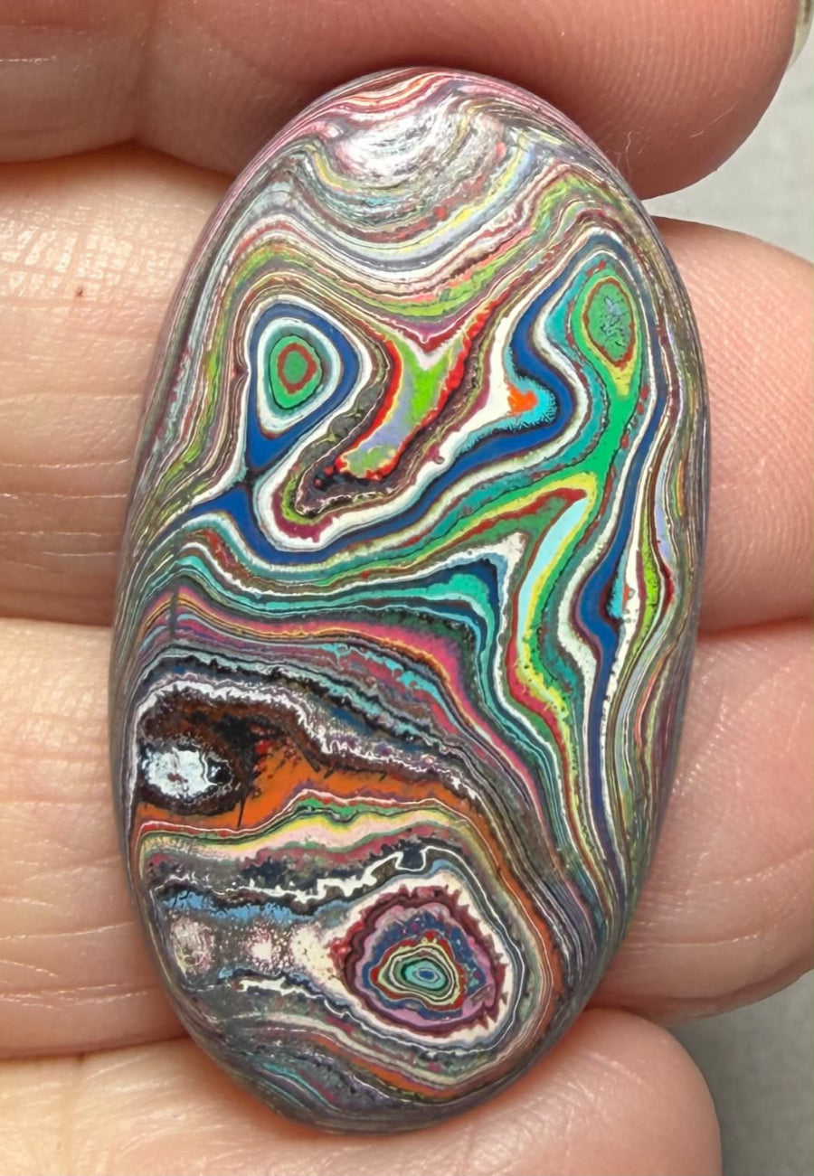 Oval 35x19mm Funkite Cabochon 50