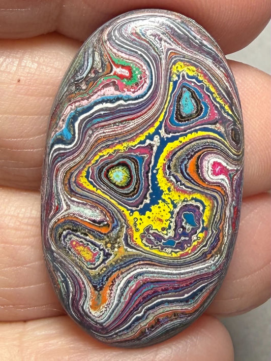 Oval 34x20mm Funkite Cabochon 51