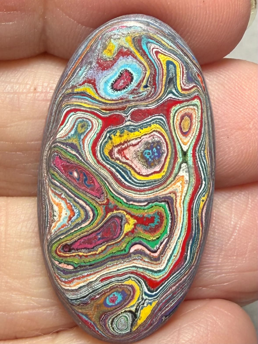 Oval 35x19mm Funkite Cabochon 67
