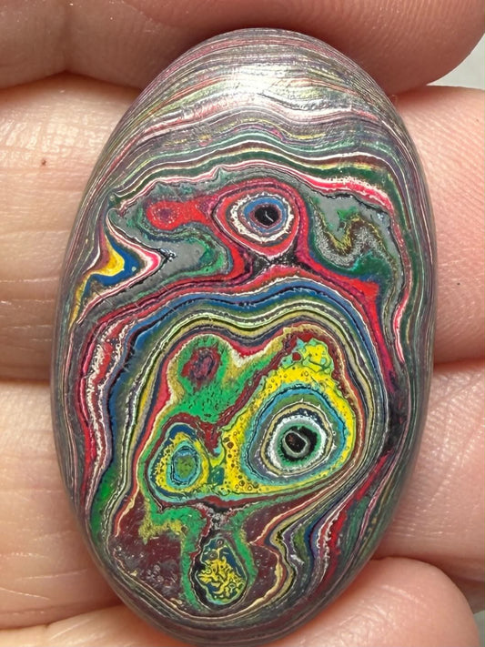 Oval 31x19mm Funkite Cabochon 68