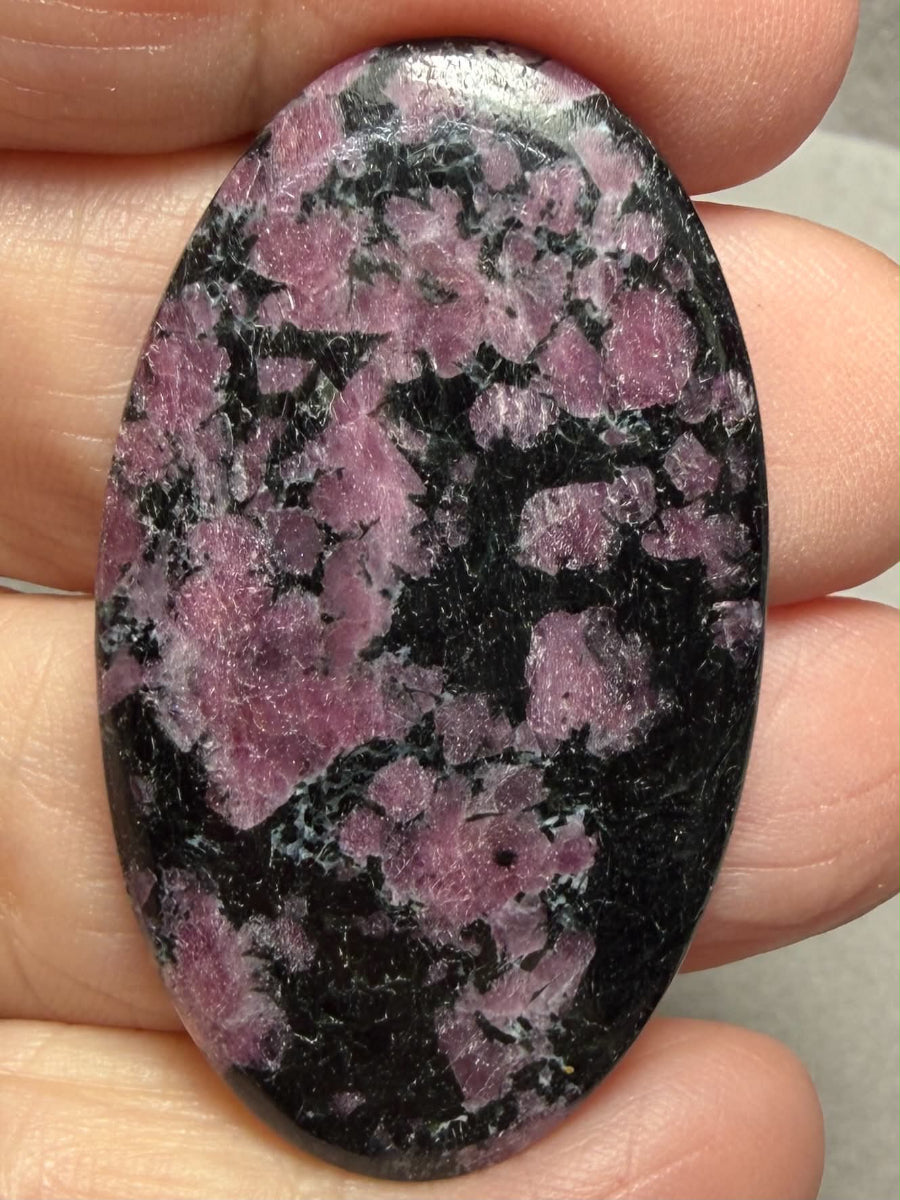 Oval 44x25mm Ruby Tourmaline Cabochon 31