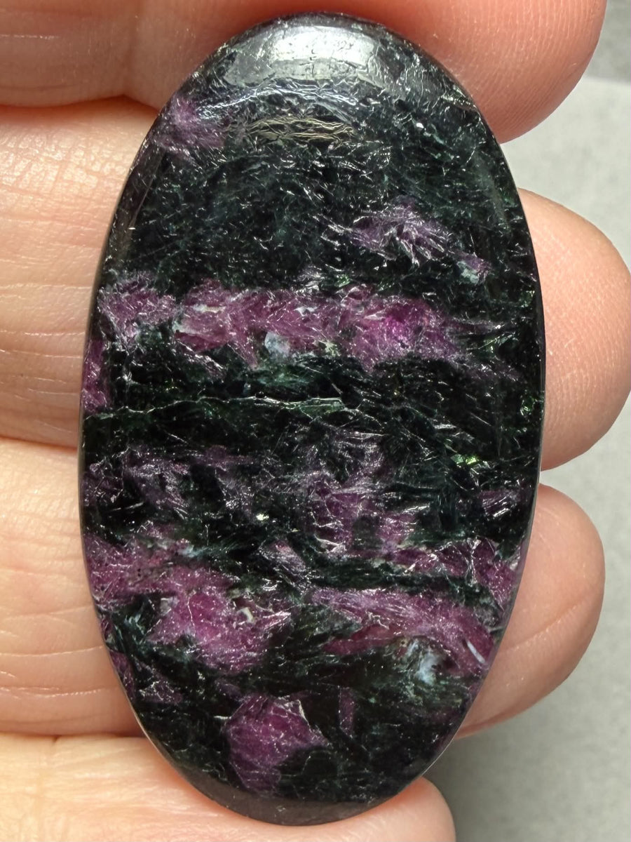 Oval 41x23mm Ruby Tourmaline Cabochon 42