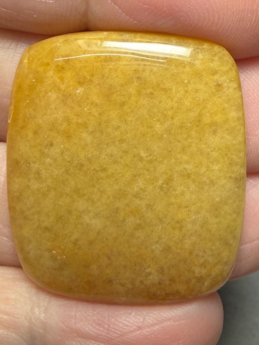 Rectangle 32x27mm Golden Aventurine Cabochon 17