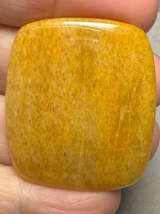 Rectangle 38x33mm Golden Aventurine Cabochon 25