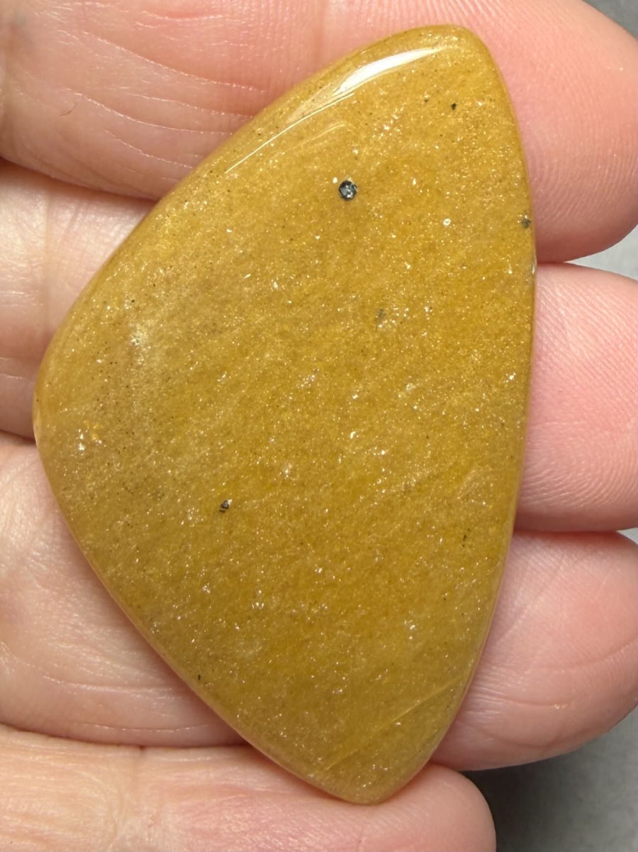 Freeform 45x28mm Golden Aventurine Cabochon 29