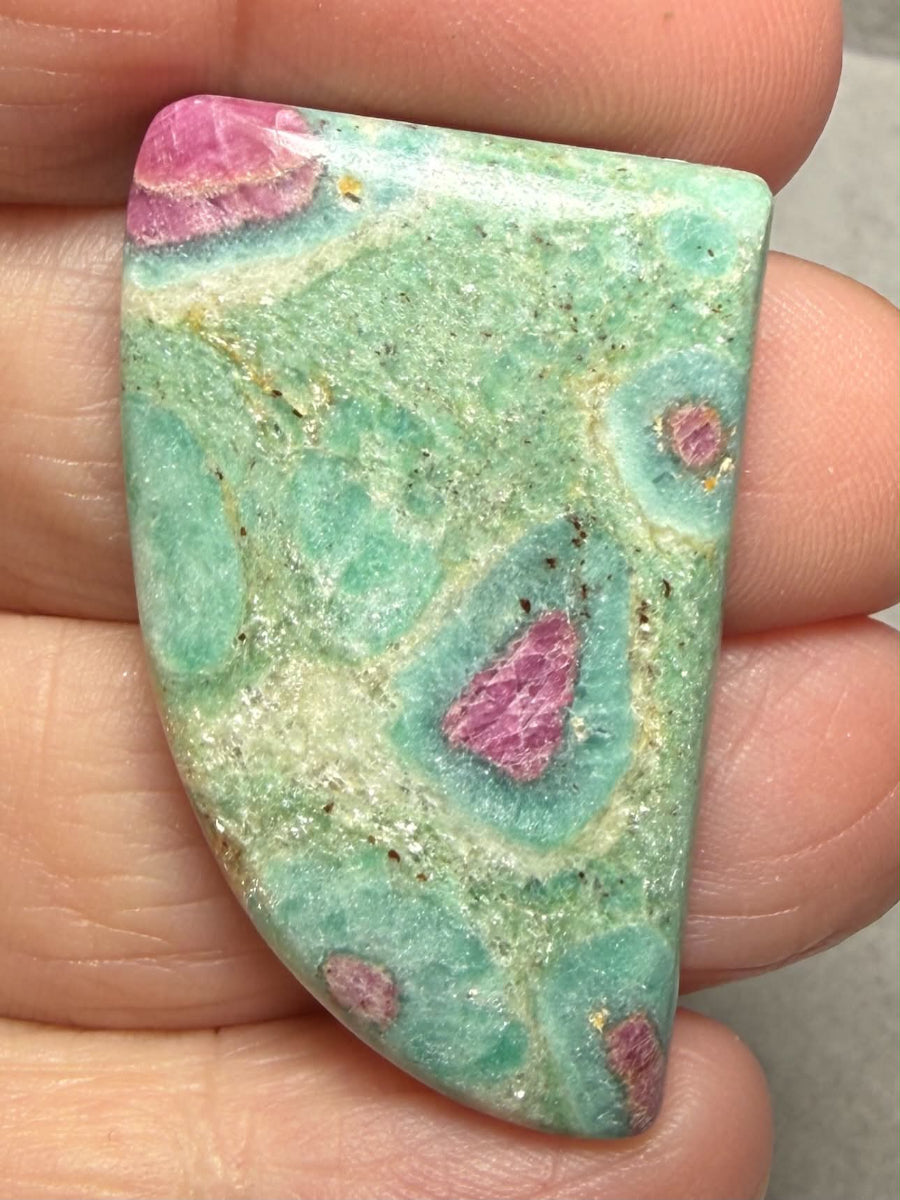 Freeform 37x24mm Ruby Fuchsite Cabochon 86