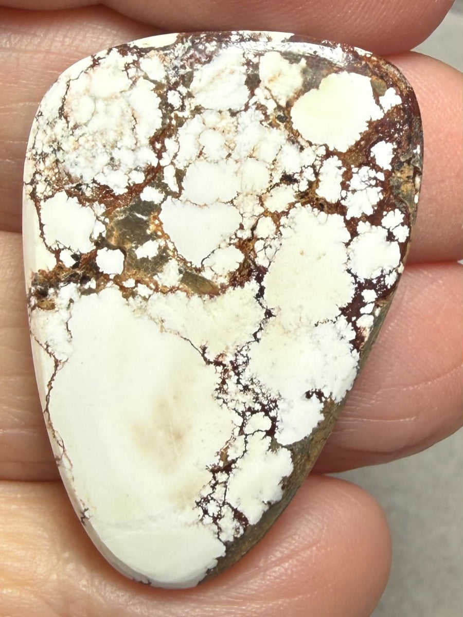 Freeform 36x24mm Wild Horse Magnesite Cabochon 44