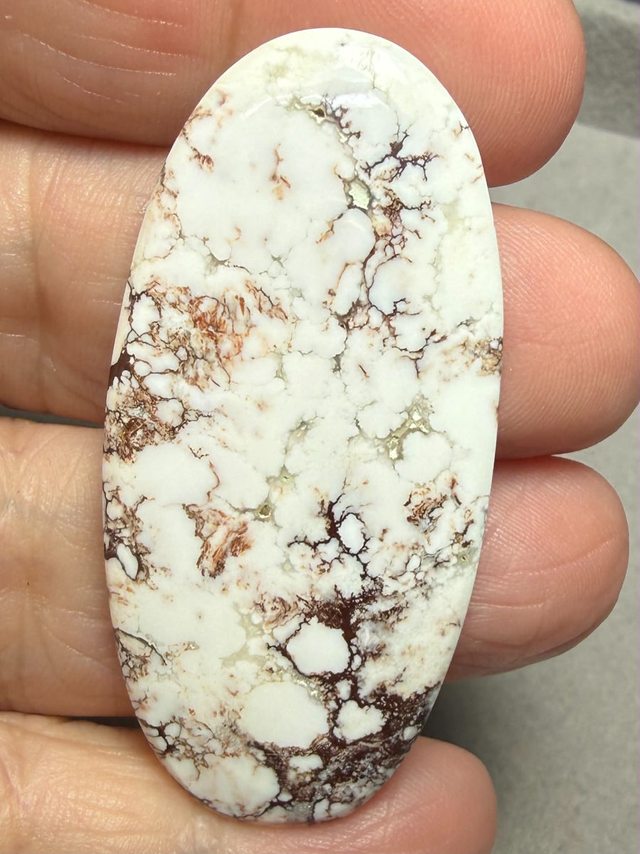 Oval 51x24mm Wild Horse Magnesite Cabochon 48