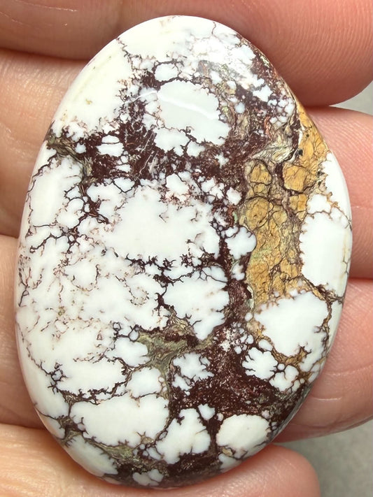 Freeform 40x28mm Wild Horse Magnesite Cabochon 54