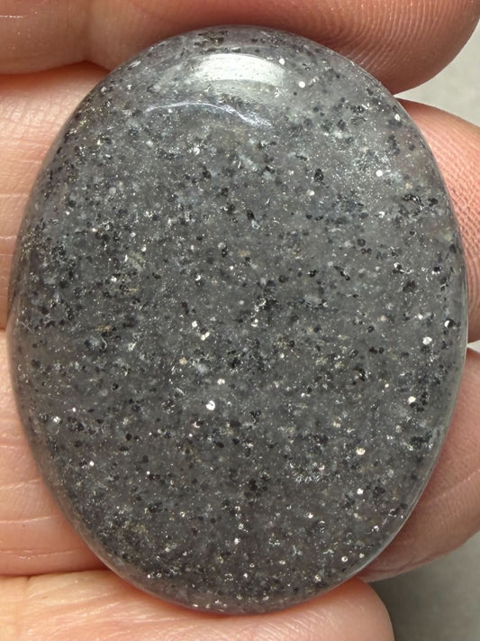 Oval 34x27mm Galaxy Star Sunstone Cabochon 17