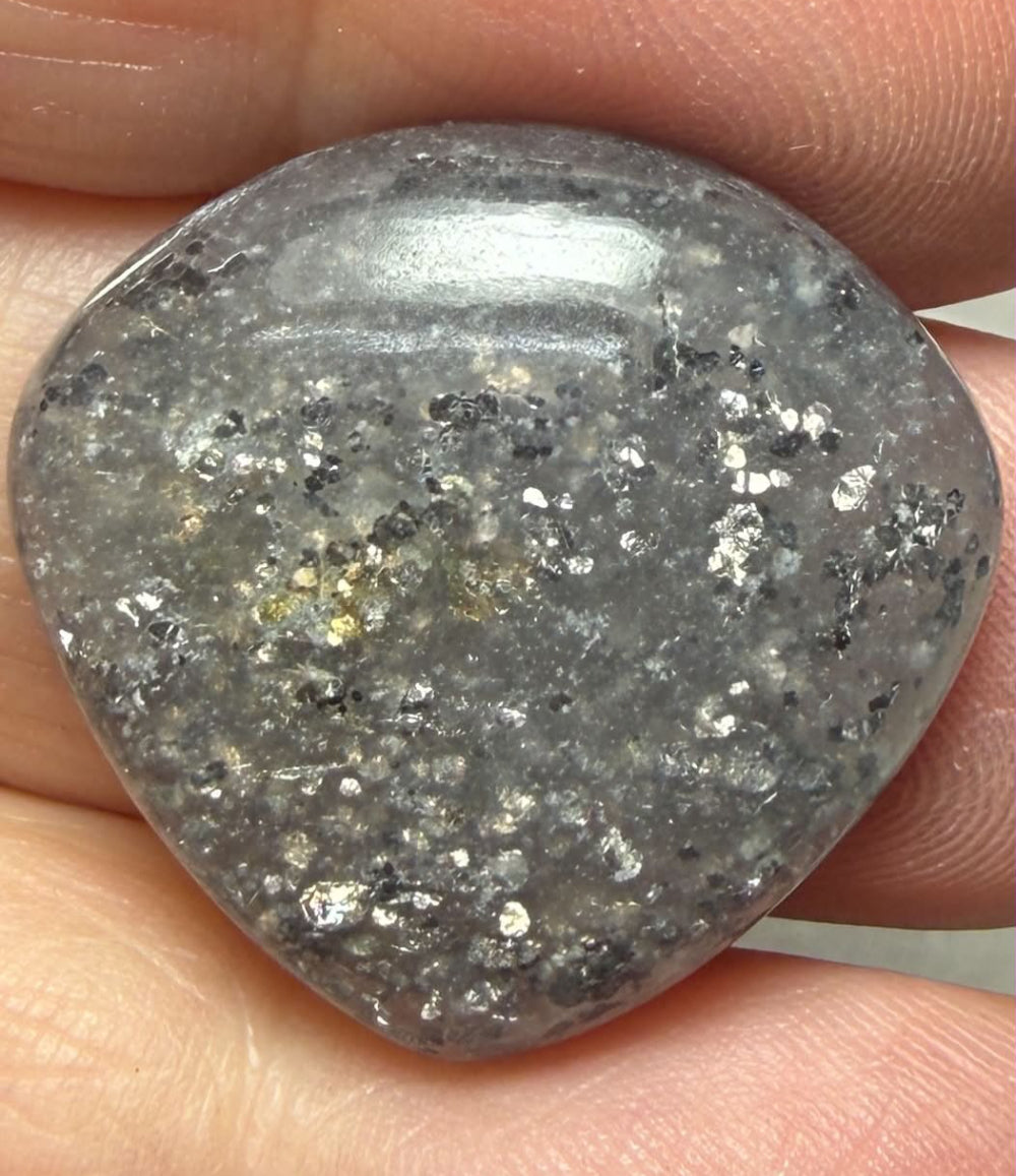 Teardrop 24x25mm Galaxy Star Sunstone Cabochon 24