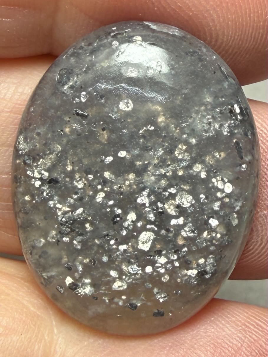 Oval 27x21mm Galaxy Star Sunstone Cabochon 32