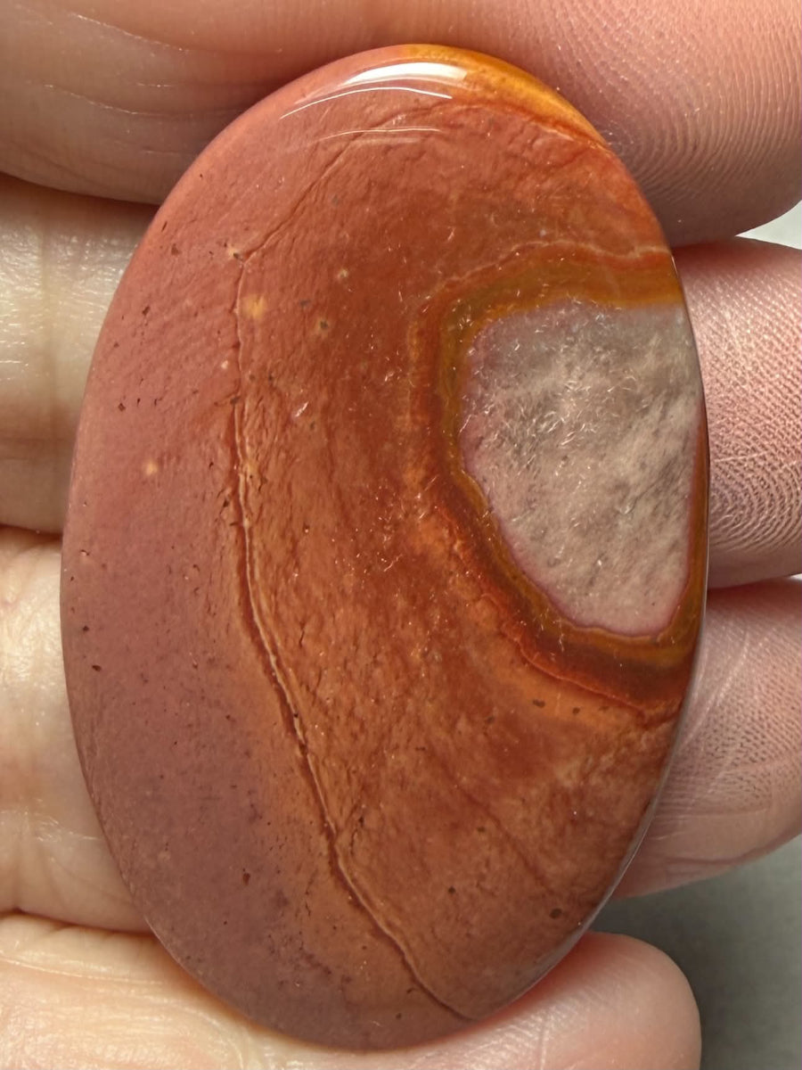 Oval 45x28mm Polychrome Jasper Cabochon 68