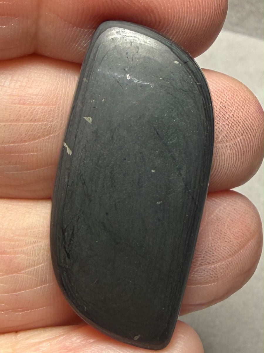 Freeform 38x18mm Shungite Cabochon 40