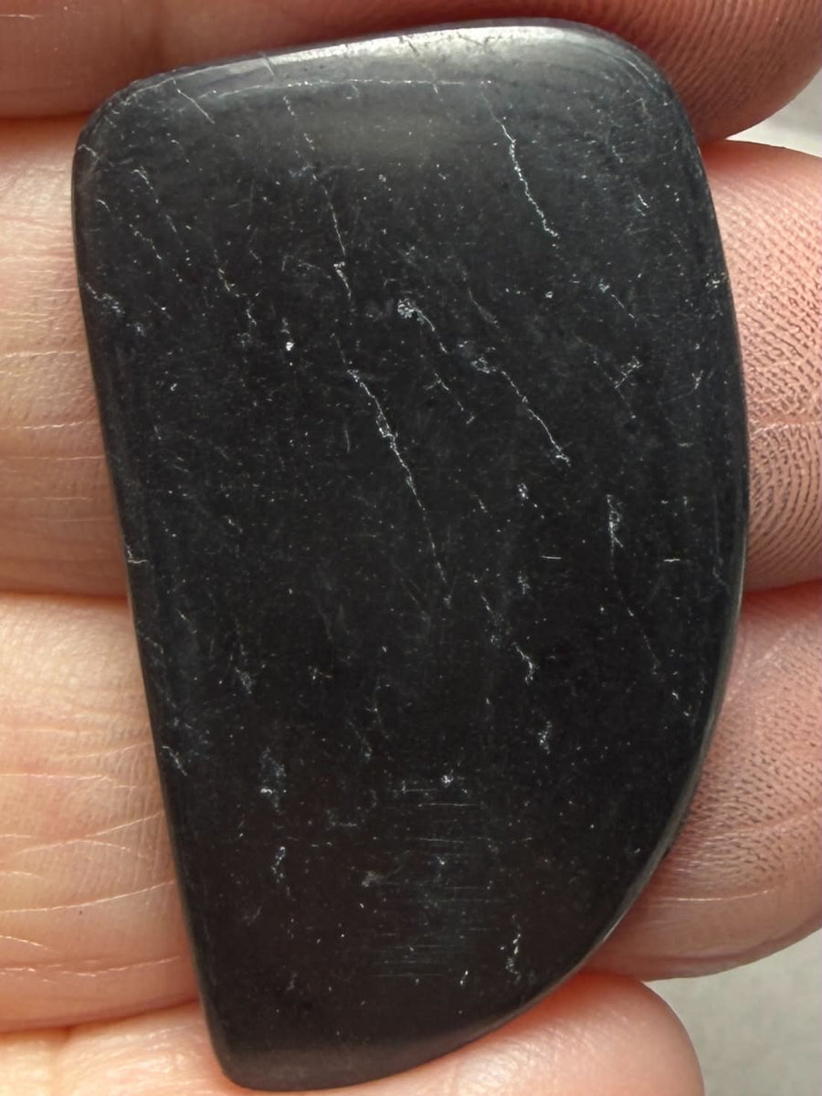 Freeform 34x20mm Shungite Cabochon 42